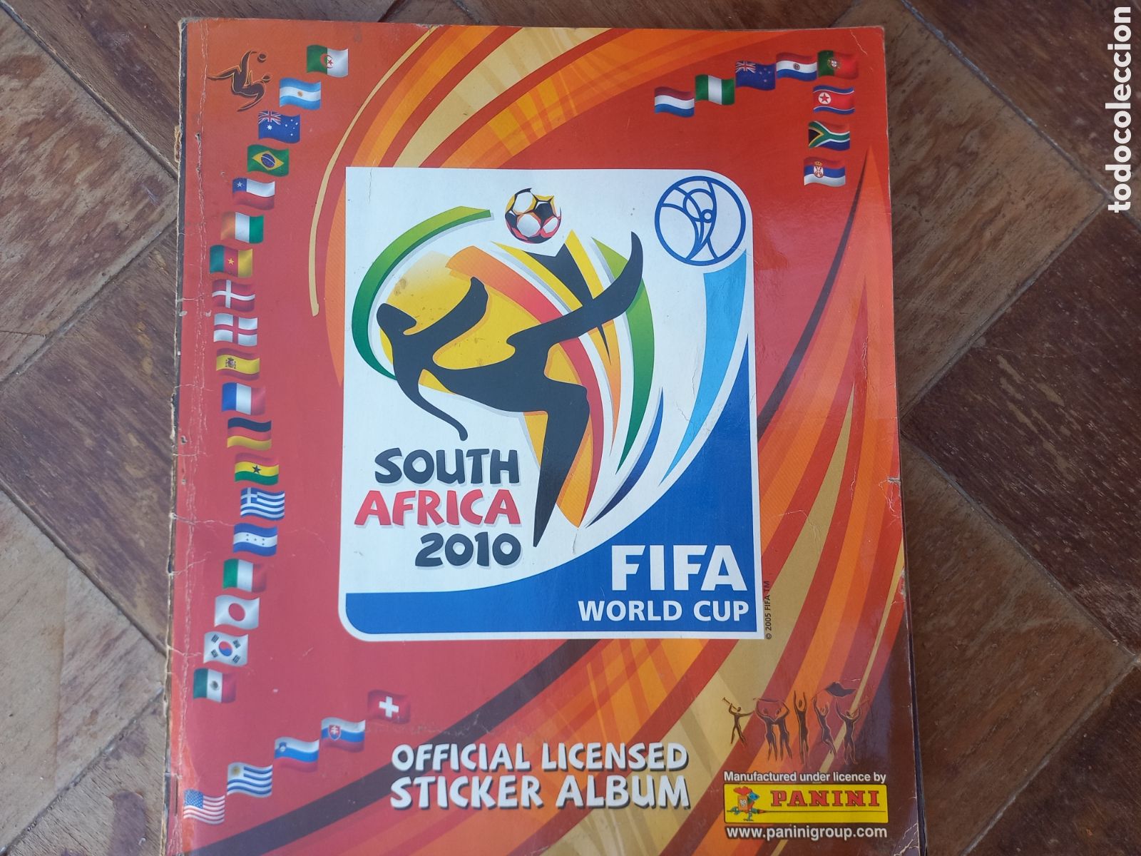 Colecionismo Cadernetas: Album de f&uacute;tbol South Africa 2010, para completar, incompleto
