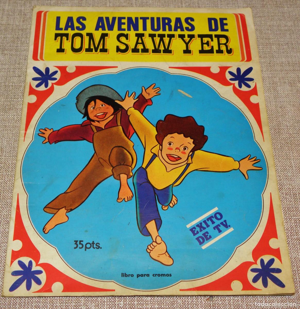 Colecionismo Cadernetas: &Aacute;LBUM DE CROMOS CASI COMPLETO- LAS AVENTURAS DE TOM SAWYER - COMPLETO - EDITORIAL FHER - A&Ntilde;O 1981.