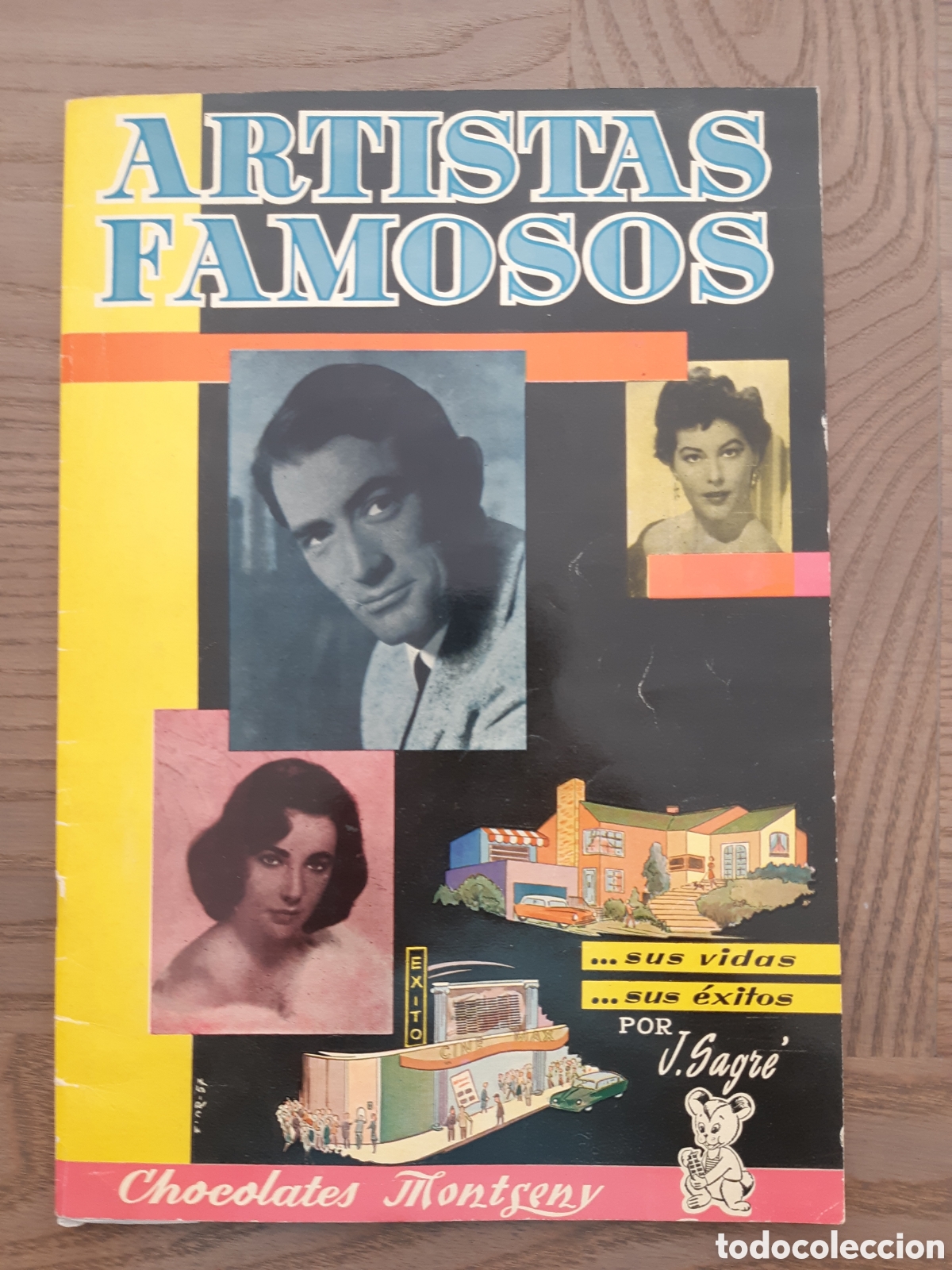 Colecionismo Cadernetas: ARTISTAS FAMOSOS. CHOCOLATES MONTSENY.
