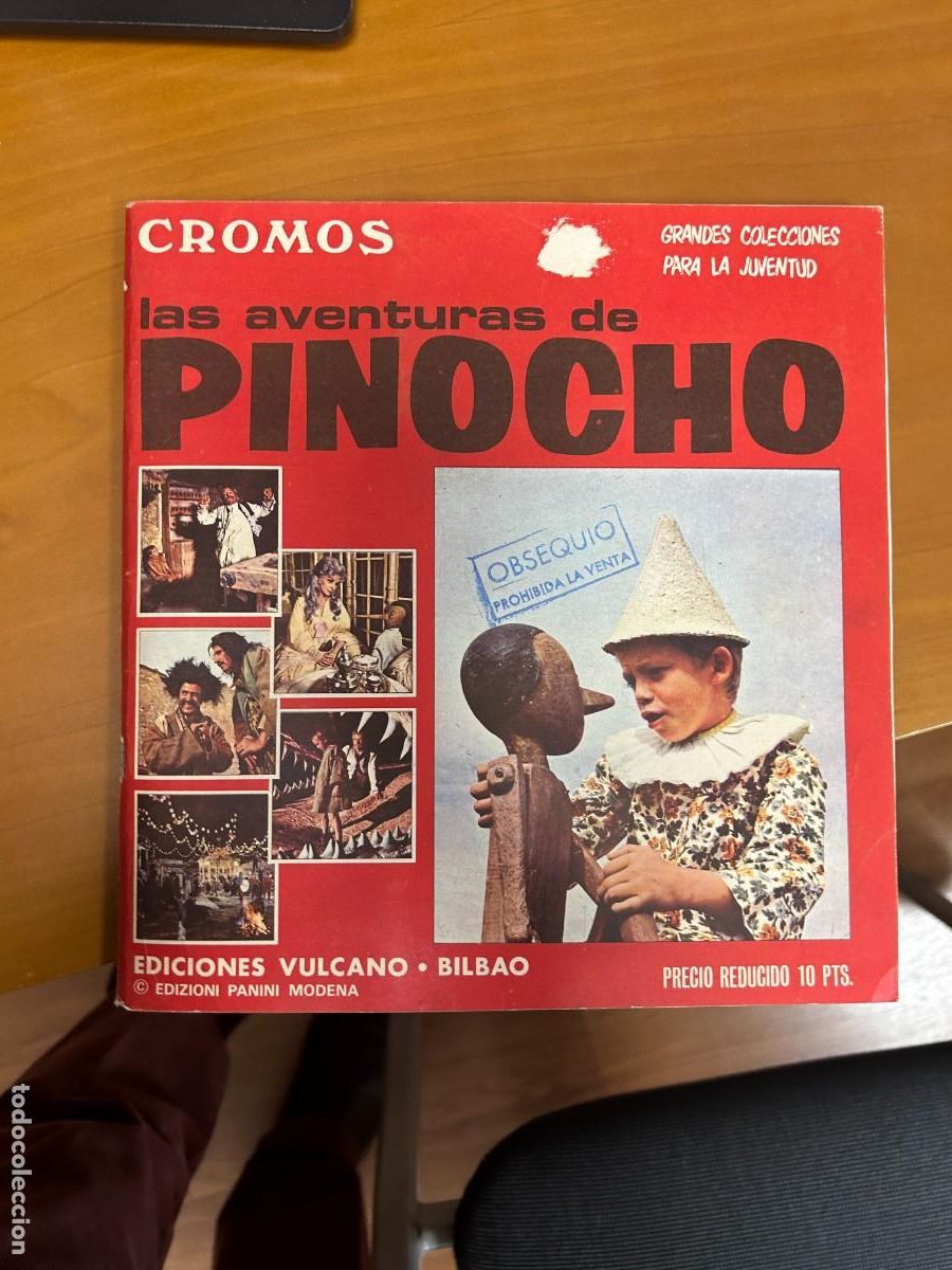 Colecionismo Cadernetas: las aventuras de pinocho album con 138 cromos se venden sueltosm