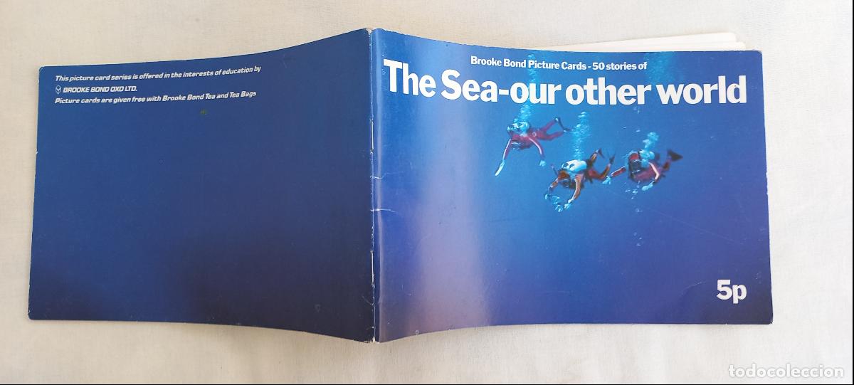 Colecionismo Cadernetas: ALBUM DE CROMOS VACIO. THE SEA-OUR OTHER WORLD. BROOKE BOND PICTURE CARDS.