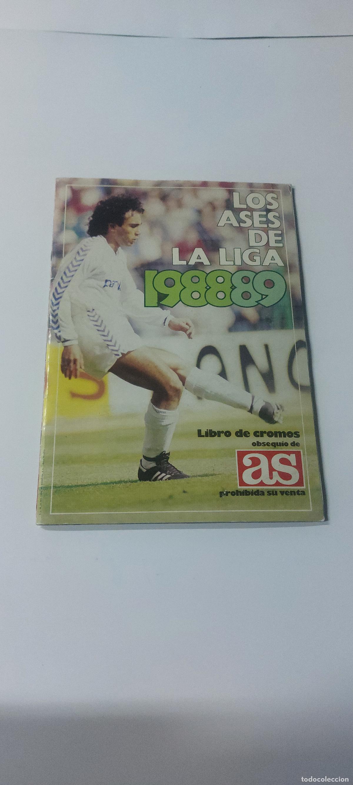 Collectable Incomplete Albums: Album los ases de la liga AS 1988/89