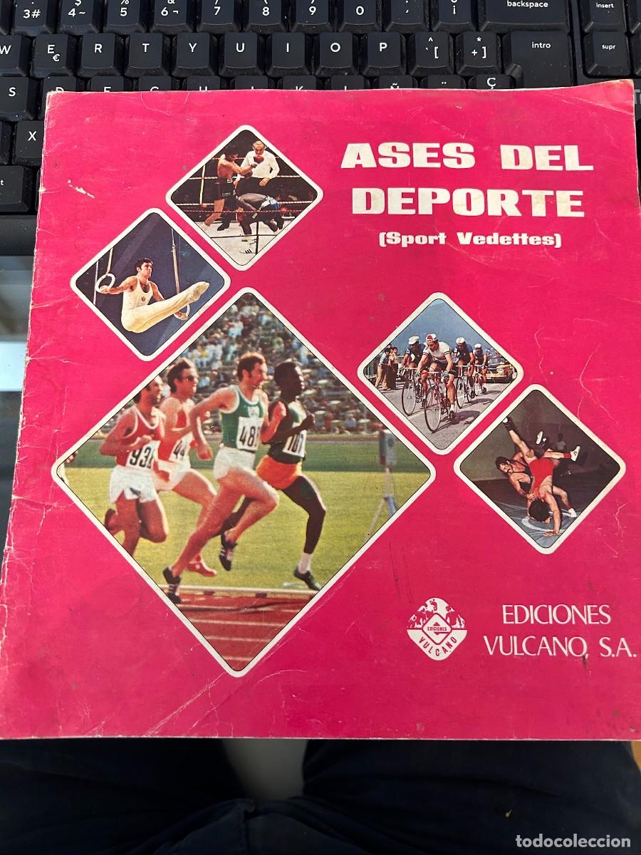 Coleccionismo &aacute;lbumes: ASES DEL DEPORTE VULCANO SOLO LAS TAPAS - Foto 1