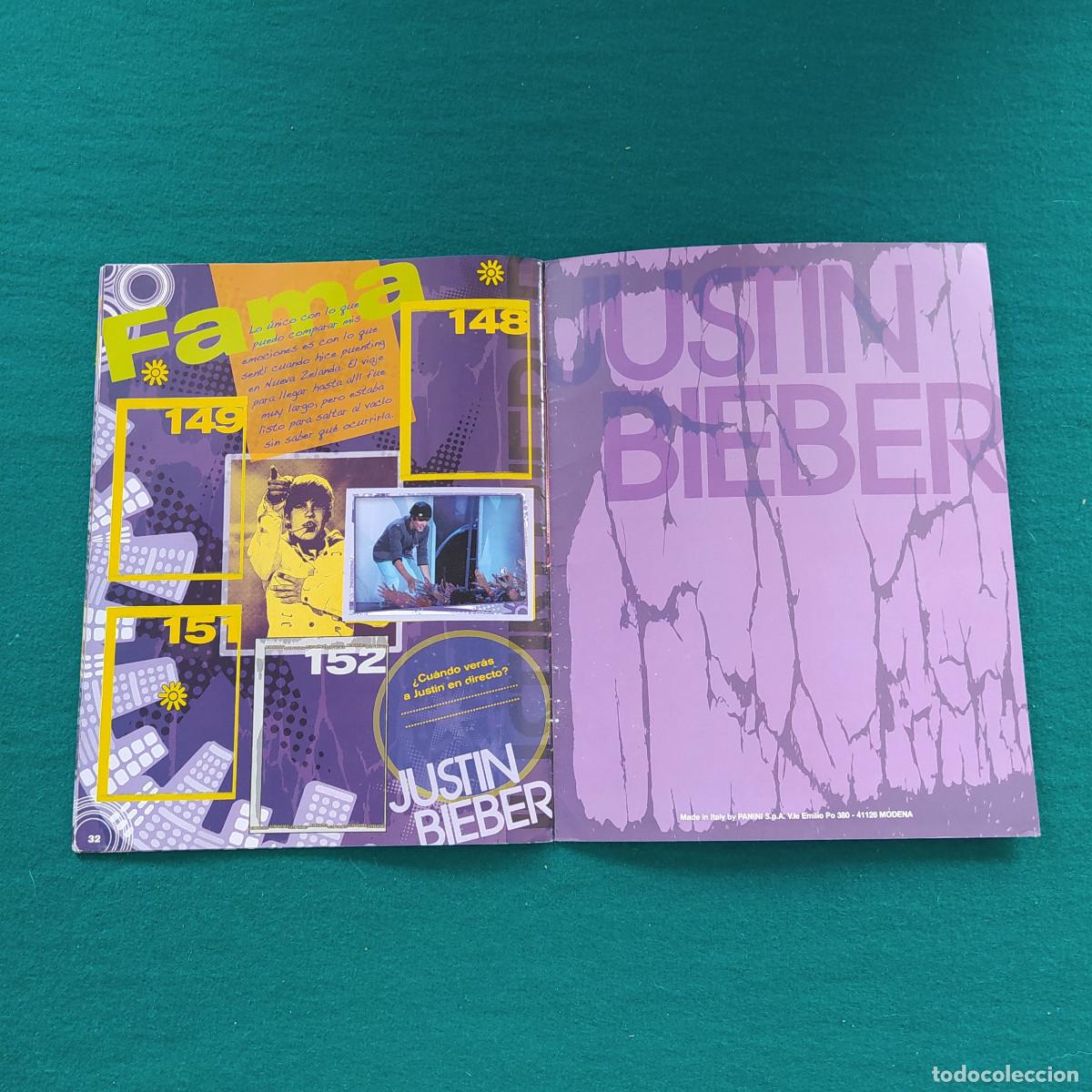 Coleccionismo &aacute;lbumes: JUSTIN BIEBER . PANINI 2011 - Foto 17