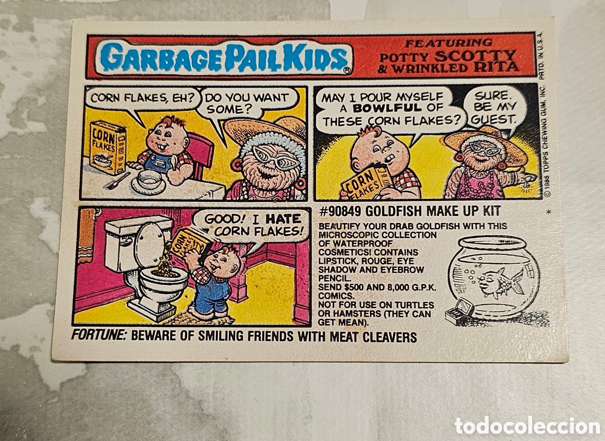 Coleccionismo &aacute;lbumes: Garbage Pail Kids 208a - Foto 2