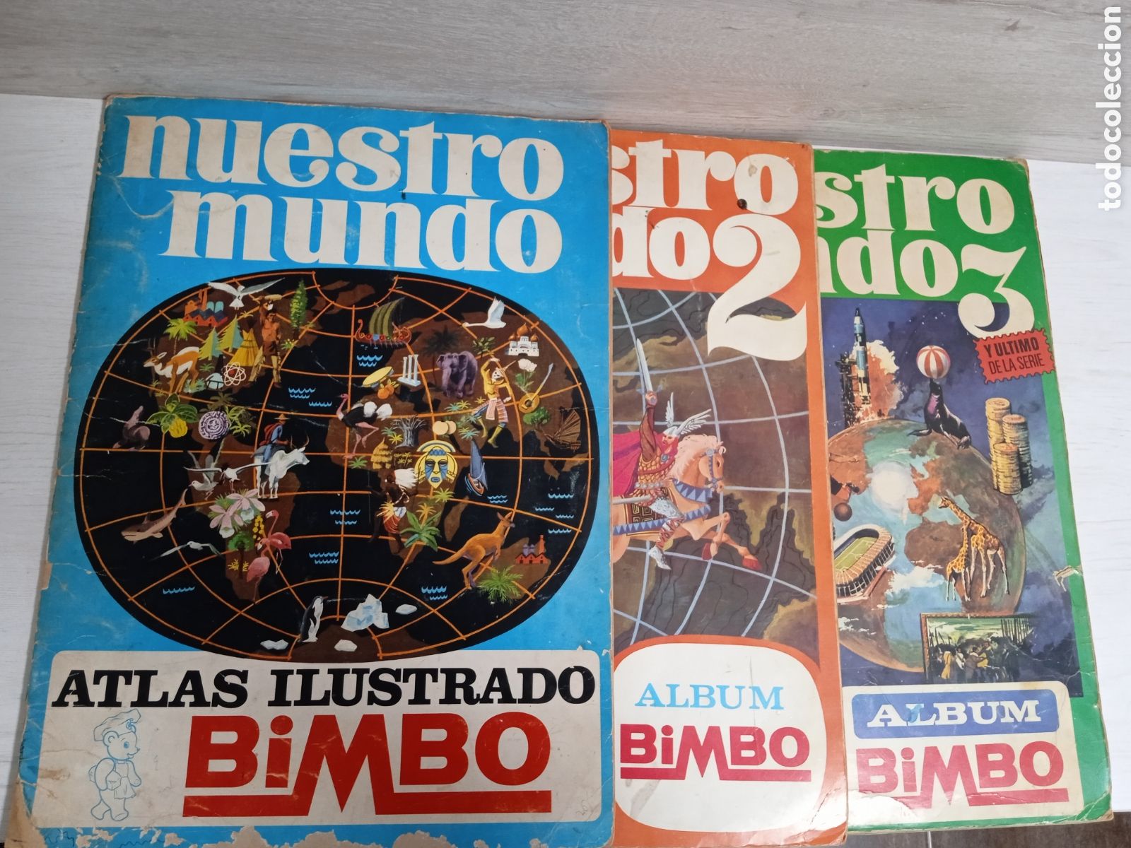 Collectionnisme Albums: TRILOGIA NUESTRO MUNDO BIMBO VOLS. 1, 2 Y 3