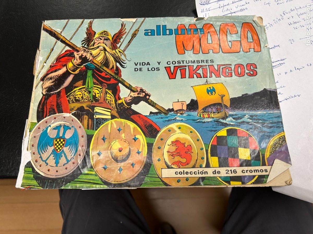Collectionnisme Albums: vida y costumbres de los vikingos album con 112 cromos posibilidad de vender sueltos