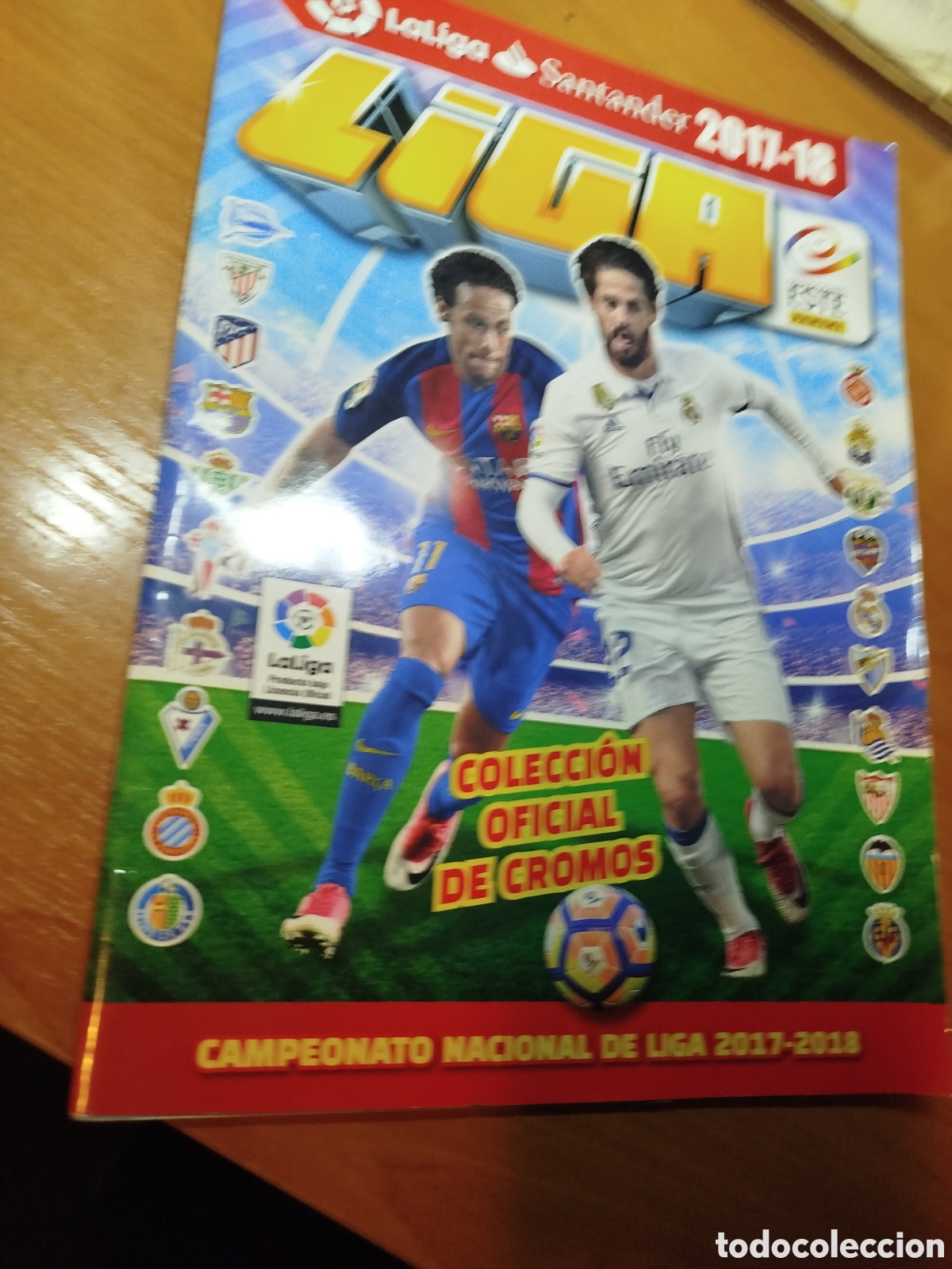 Collectionnisme Albums: La liga Santander 2017. Colecci&oacute;n oficial de cromos. Campeonato nacional de la liga 2017 18