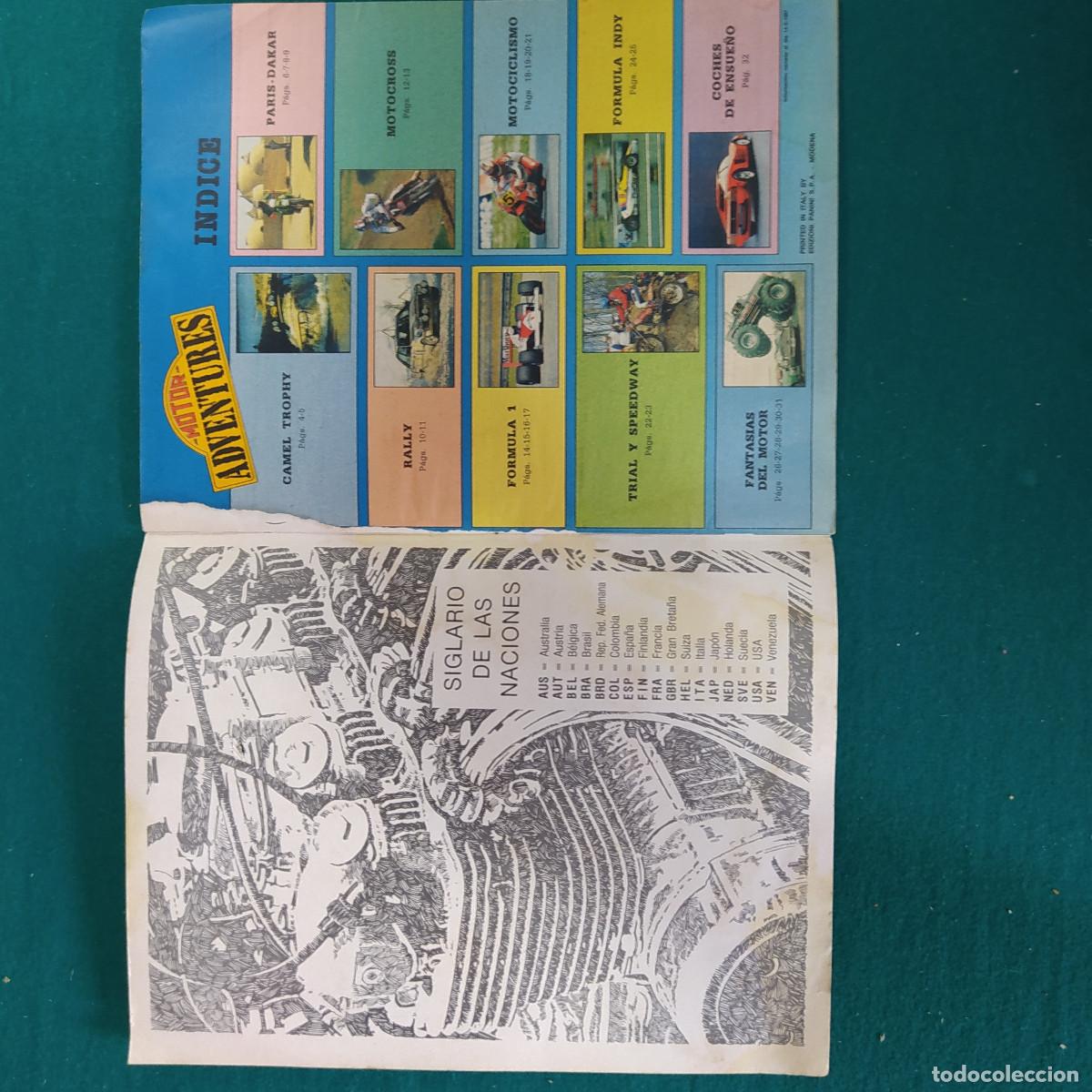 Coleccionismo &aacute;lbumes: MOTOR ADVENTURES PANINI - Foto 2