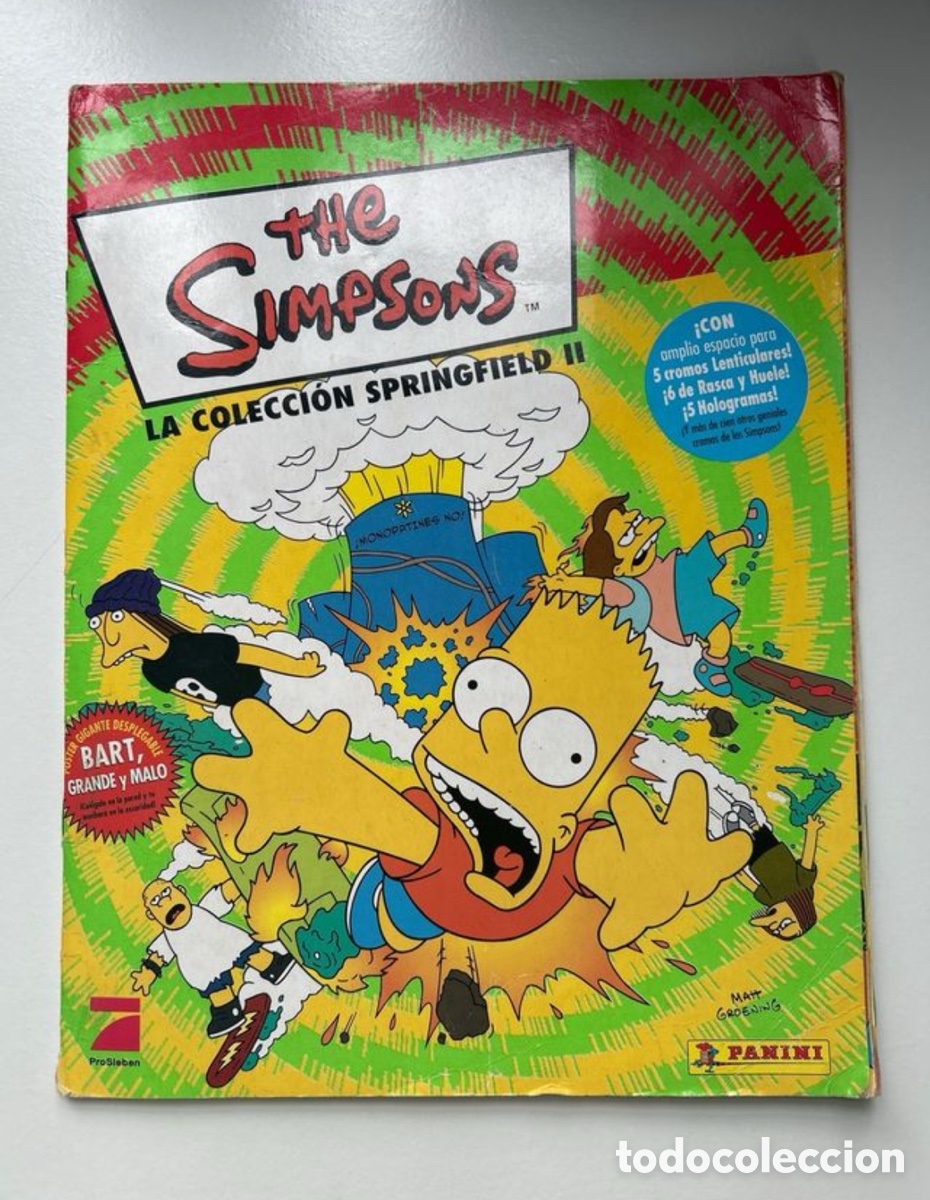 Coleccionismo &aacute;lbumes: Album Cromos the Simpsons - Foto 1