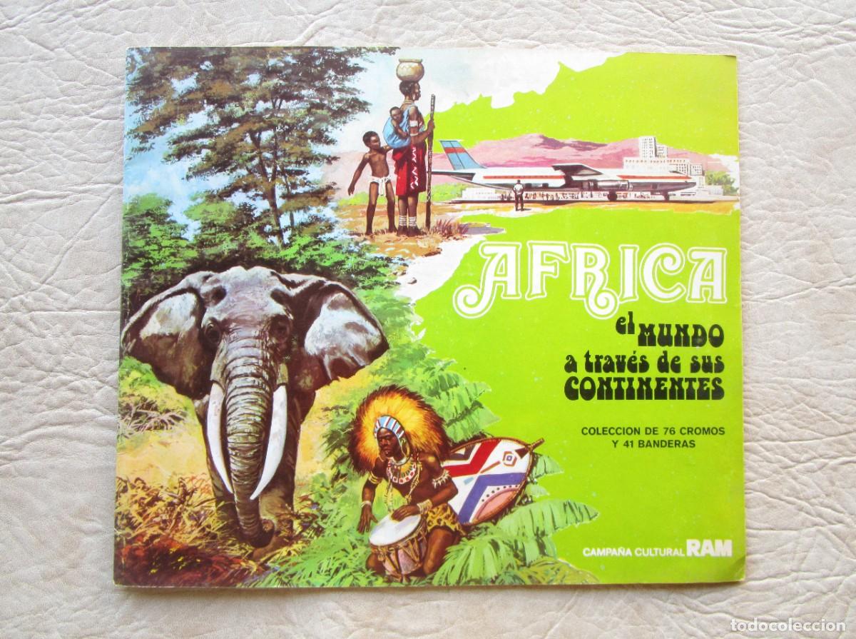 Collectable Incomplete Albums: album de cromos leche ram el mundo a traves de sus continentes africa