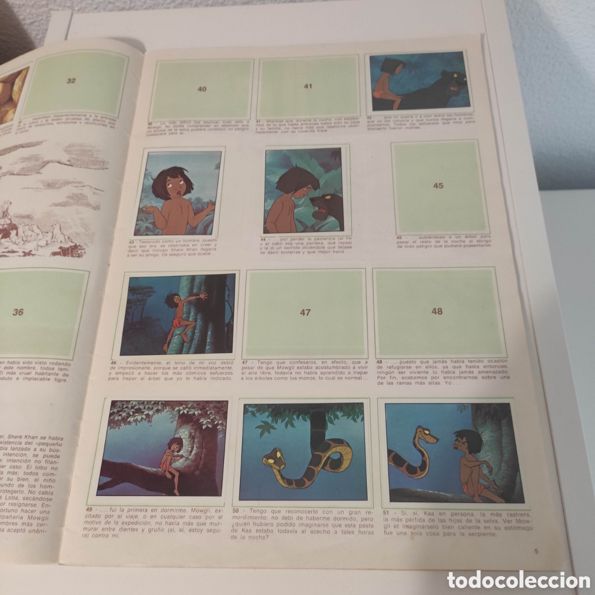 Coleccionismo &aacute;lbumes: EL LIBRO DE LA SELVA 1981 PANINI CROMO CROM - Foto 2