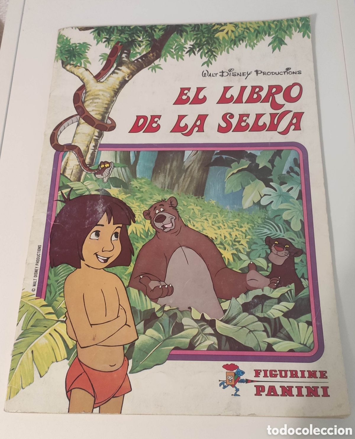 Coleccionismo &aacute;lbumes: EL LIBRO DE LA SELVA 1981 PANINI CROMO CROM - Foto 1