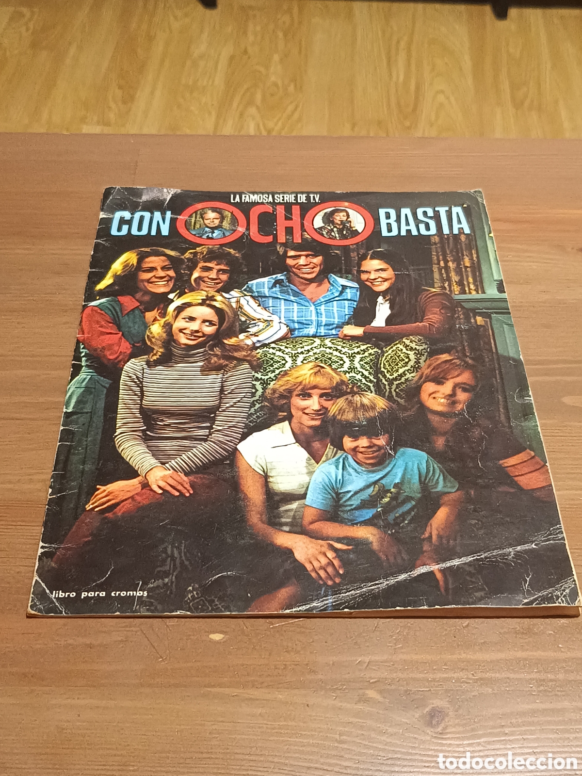 Colecionismo Cadernetas: Antiguo album de cromos CON OCHO BASTA de Fher INCOMPLETO