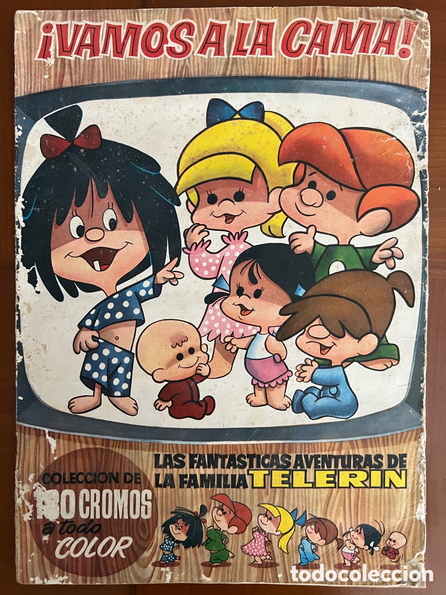 Collectionnisme Albums: VAMOS A LA CAMA LAS FANTASTICAS AVENTURAS DE LA FAMILIA TELERIN ALBUM 160 DE 180 CROMOS 1965