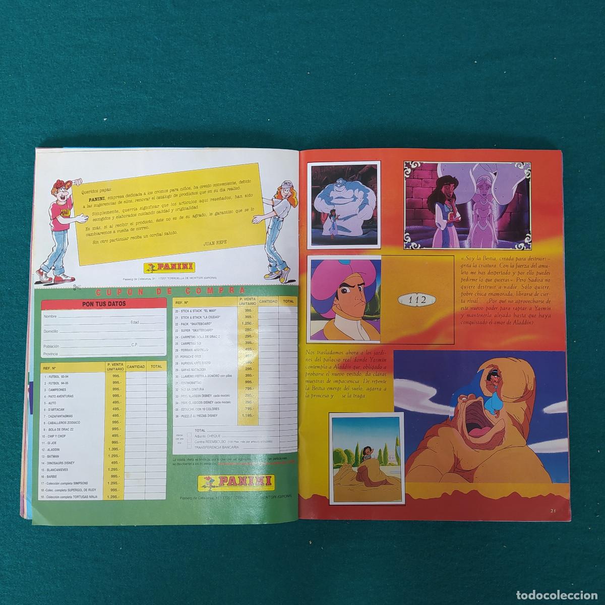 Coleccionismo &aacute;lbumes: Aladdin the series panini - Foto 15