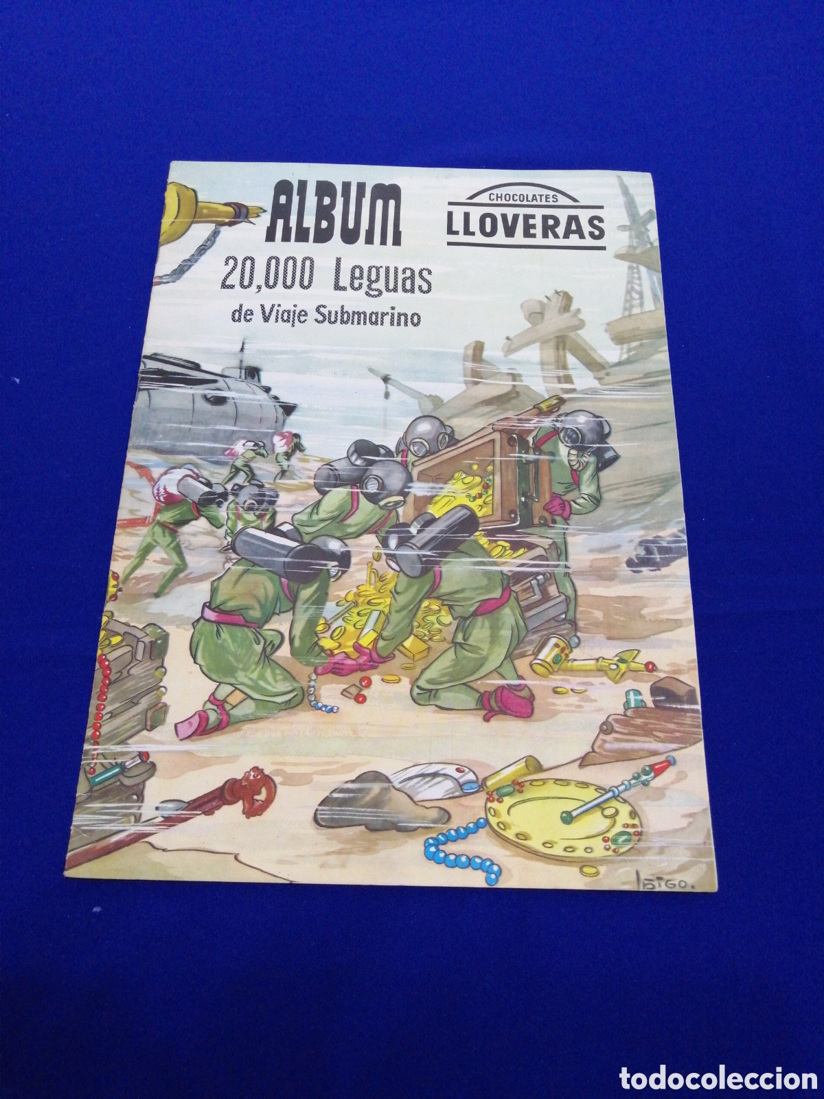 Coleccionismo &Aacute;lbumes: CHOCOLATES LLOVERAS - ALBUM 2000 LEGUAS DE VIAJE SUBMARINO