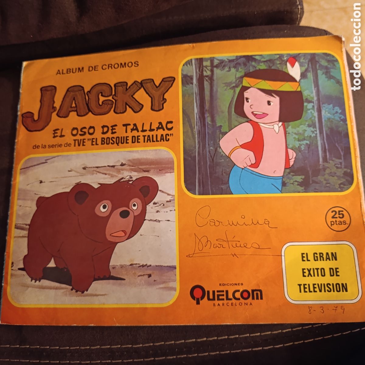Collectionnisme Albums: ALBUM DE CROMOS JACKY,RL OSO DE TALLAC,A&Ntilde;O 1978, DE LA SERIE DE TVE EL BOSQUE DE TALLAC,(ESCASO)