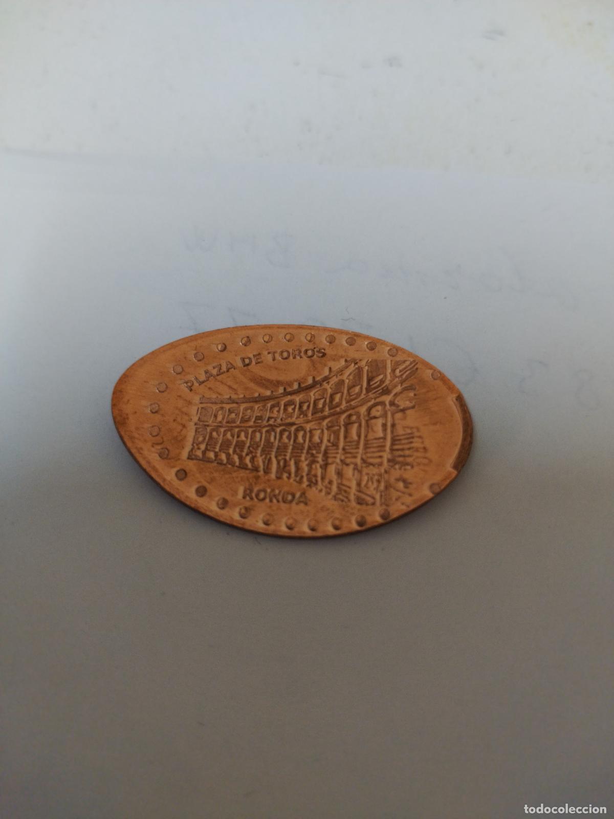 Coleccionismo &aacute;lbumes: MONEDA ELONGADA ( RONDA ) PLAZA DE TOROS - Foto 1