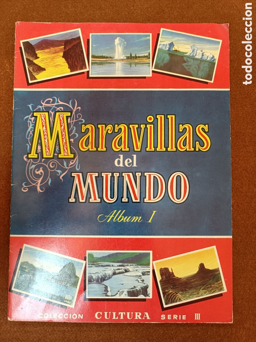 Coleccionismo &Aacute;lbumes: ALBUM DE CROMOS. MARAVILLAS DEL MUNDO.ALBUM I. COLECCI&Oacute;N CULTURA SERIE III. EDITORIAL BRUGUERA.