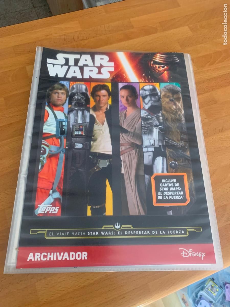 Collectable Incomplete Albums: &Aacute;lbum Star wars el viaje hacia Star Wars el despertar de la fuerza topps incompleto con 149 cartas