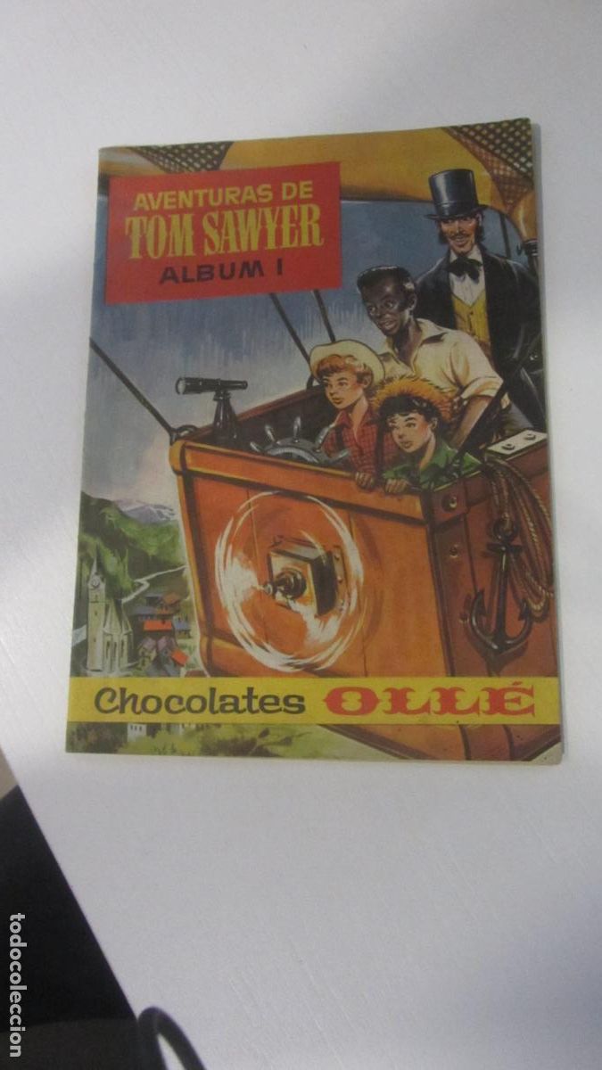 Colecionismo Cadernetas: AVENTURAS DE TOM SAWYER. ALBUM I CHOCOLATES OLLE 1962. VACIO. ESTUDIOS IBIS. BARCELONA arx335