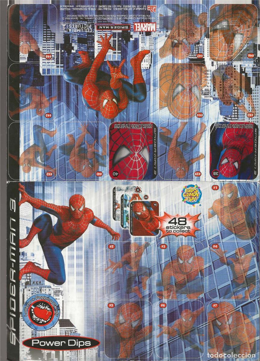 Coleccionismo &aacute;lbumes: BIPS CANDY FUN -- SPIDER-MAN 3 -- 12 CROMOS DE 48 - Foto 1