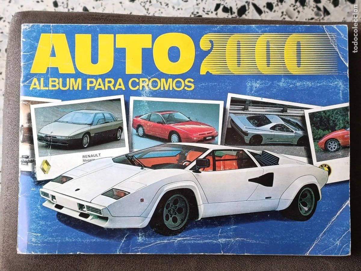 Coleccionismo &aacute;lbumes: COMIC-ROMO AUTO 2000 CON 90 CROMOS DE 165 - Foto 1