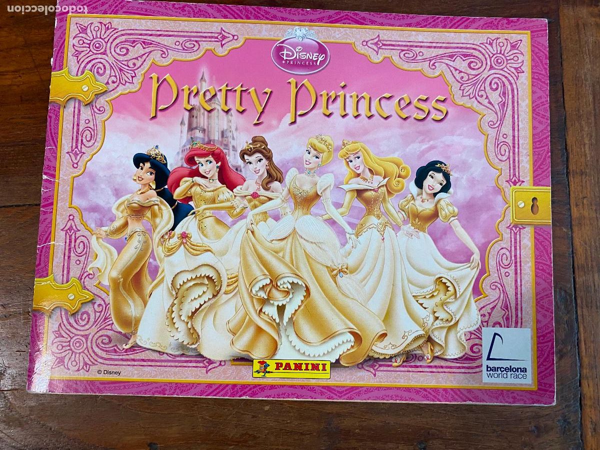 Coleccionismo &Aacute;lbumes: ALBUM INCOMPLETO PRETTY PRINCESS DISNEY PRINCESAS PANINI