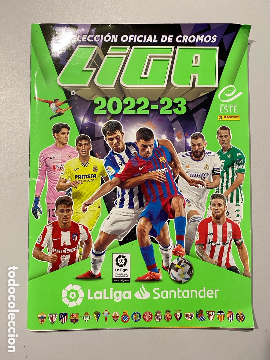 Collezionismo Album: &Aacute;lbum de cromos de f&uacute;tbol La Liga Santander 2022 -2023 // Panini Colecciones Este