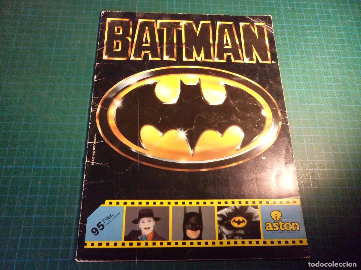 Coleccionismo &aacute;lbumes: Batman. Ediciones Aston. Con 73 cromos de 162. - Foto 1