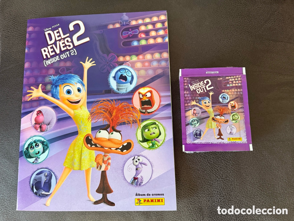 Collectionnisme Albums: Lote &aacute;lbum vac&iacute;o y 35 sobres de cromos Del Rev&eacute;s 2. Inside out 2. Panini