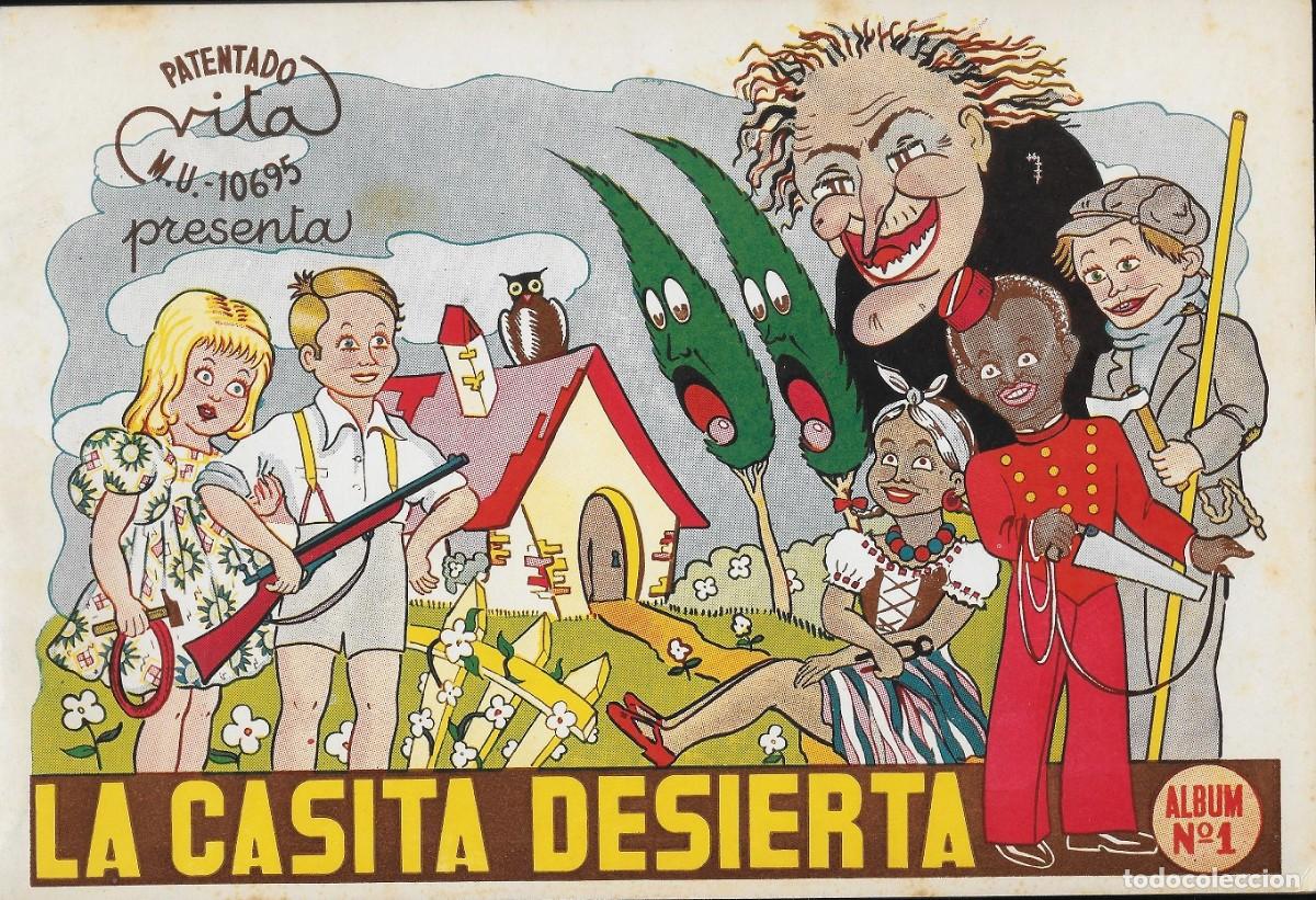Collectable Incomplete Albums: L49- LA CASITA DESIERTA. ALBUM N&ordm; 1- PATENTADO VITA. CUENTO CON PERSONAJES SIN USO