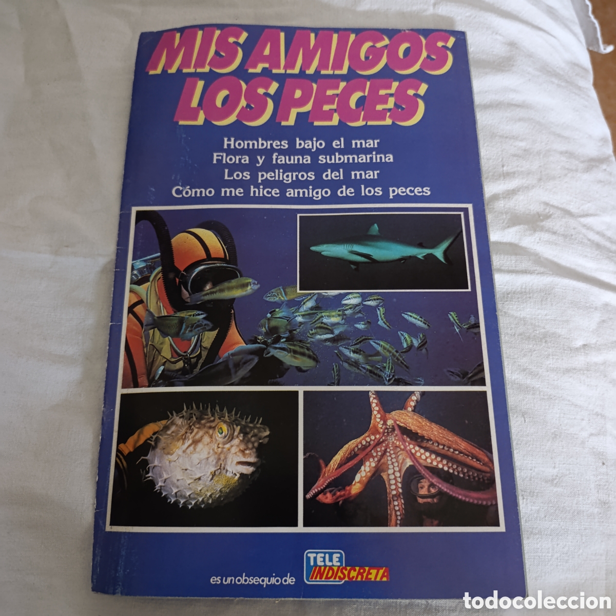 Colecionismo Cadernetas: TELEINDISCRETA, SLBUM MIS AMIGOS LOS PECES,CON 12 CROMOS