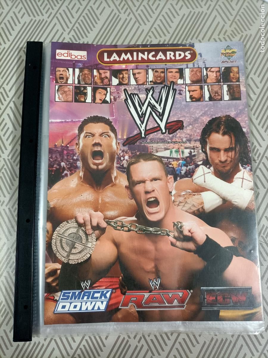 Collectable Incomplete Albums: Album de cartas W de laminacars