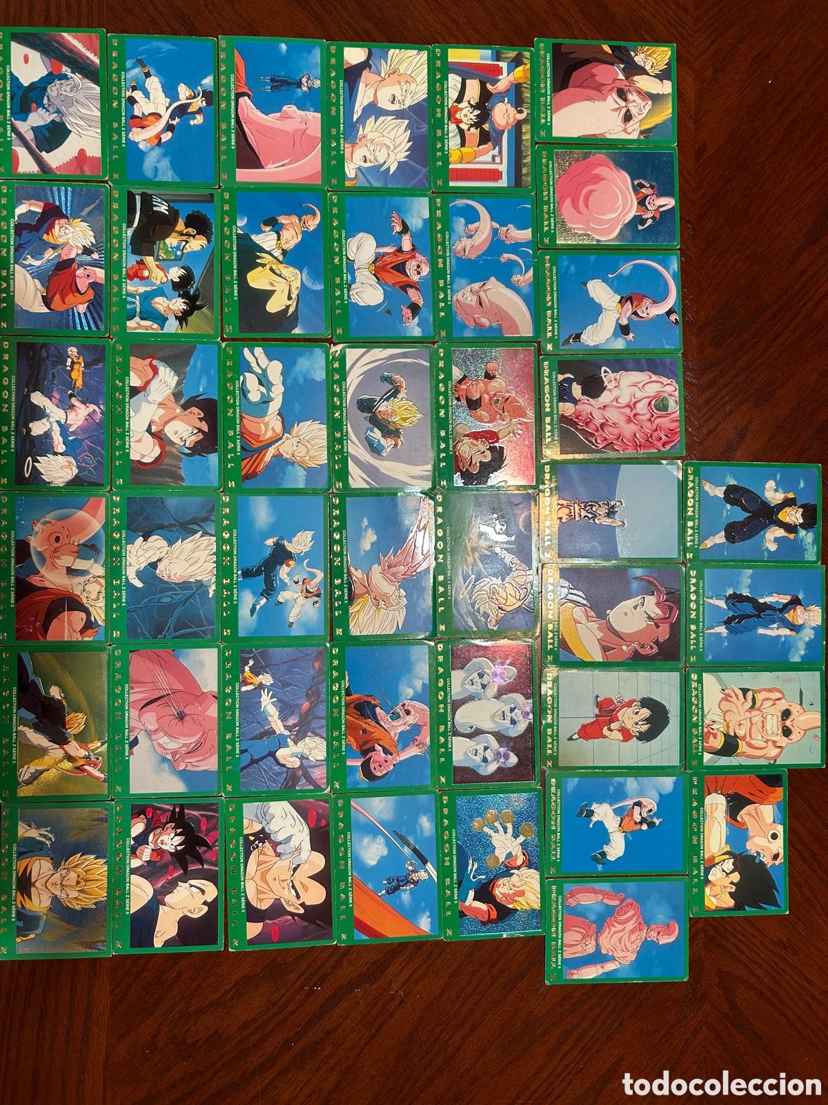 Colecionismo Cadernetas: Cromos Drag&oacute;n ball z serie 5 verde