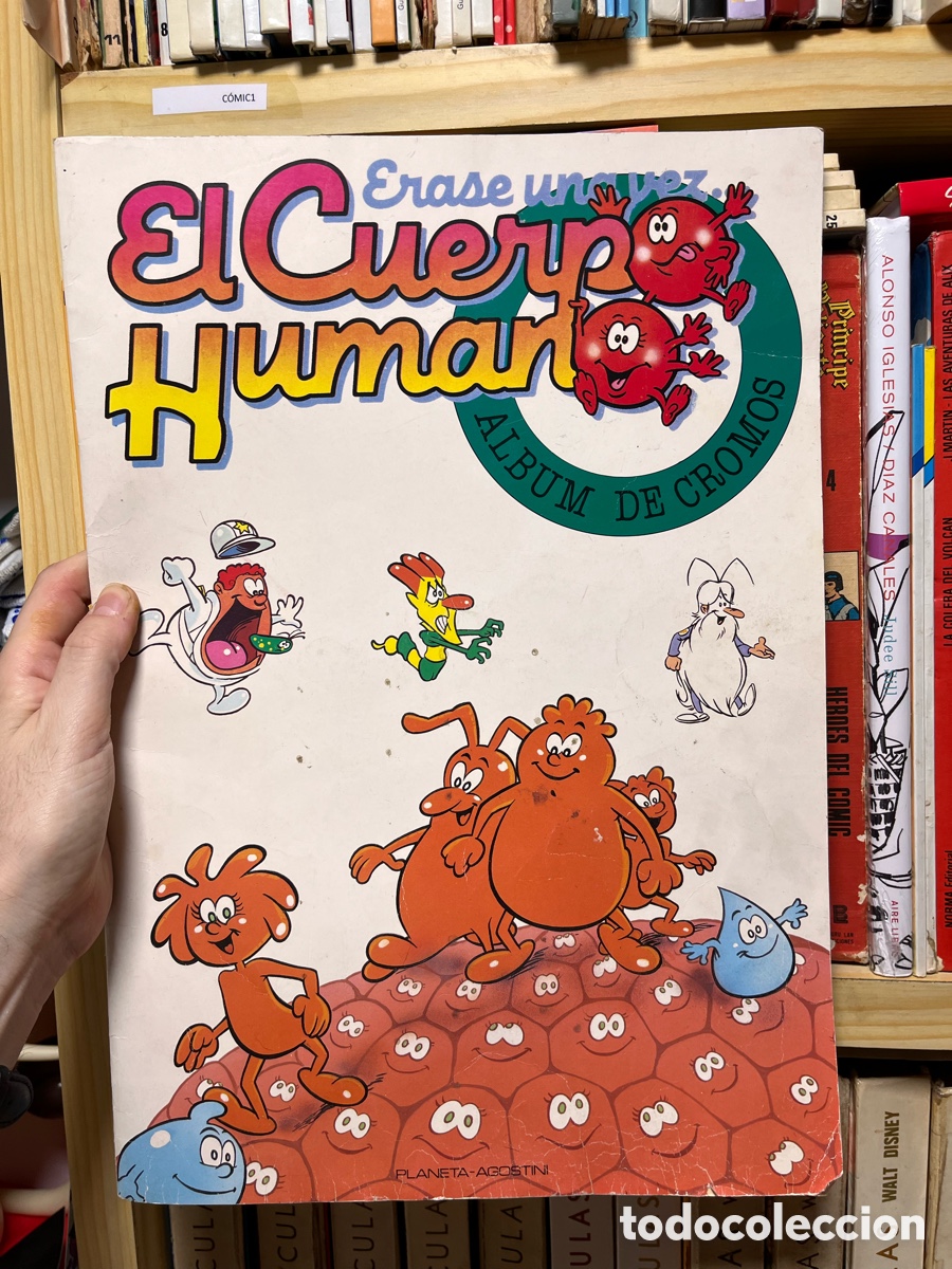 Collezionismo Album: Comic1 ALBUM INCOMPLETO DE CROMOS ERASE UNA VEZ EL CUERPO HUMANO DE PLANETA AGOSTINI, 1992