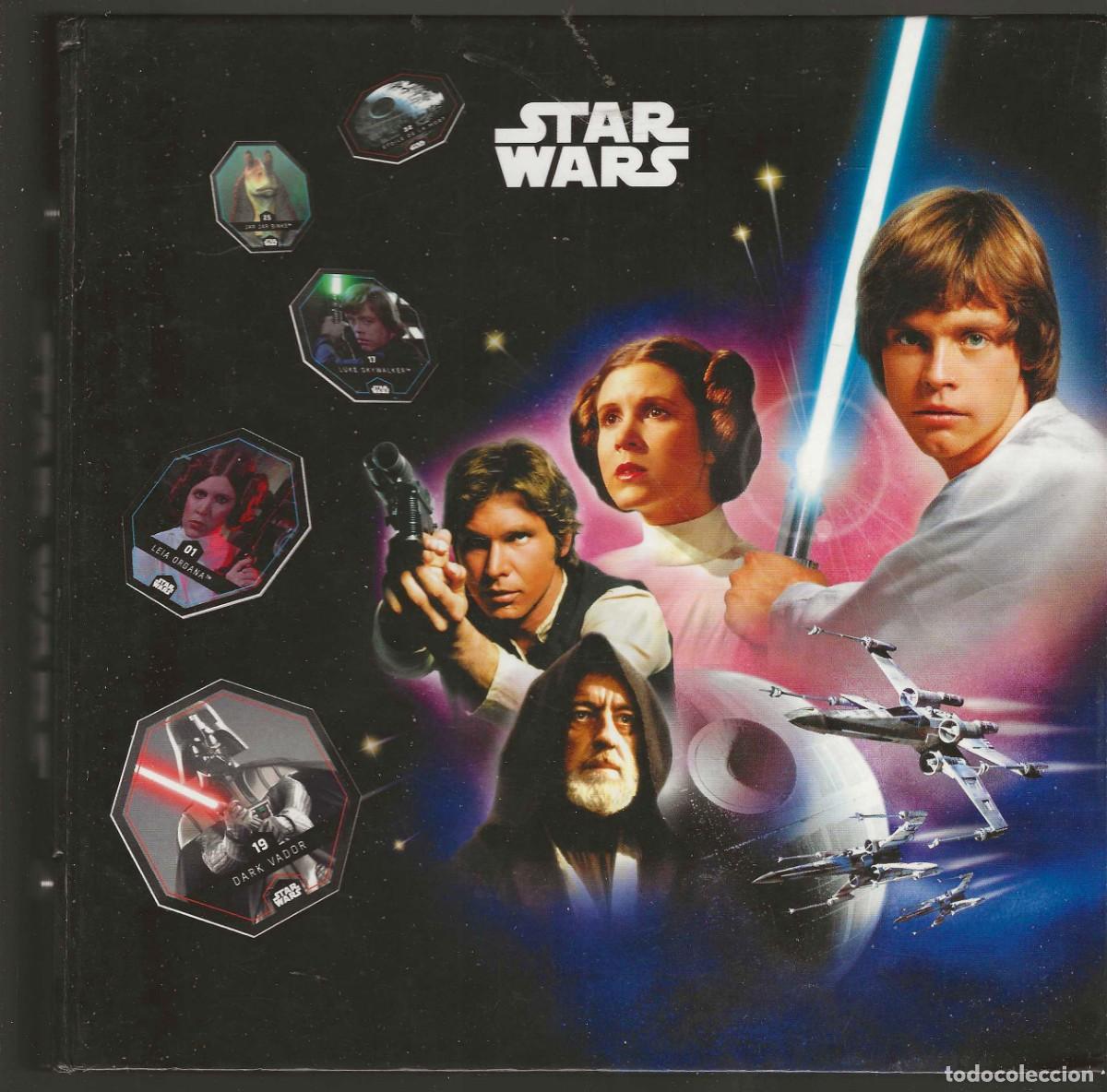 Coleccionismo &aacute;lbumes: E. LECLERC -- STAR WARS -- EN FRANC&Eacute;S - Foto 1
