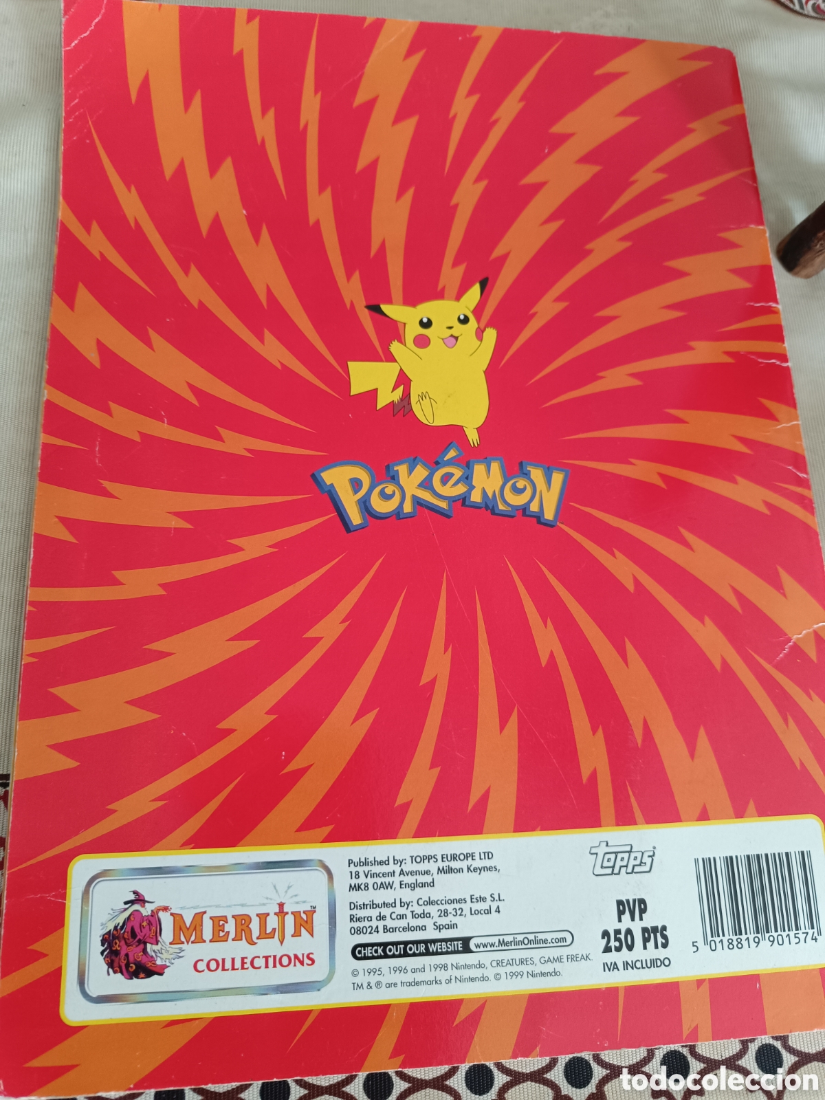 Coleccionismo &aacute;lbumes: Album Pok&eacute;mon sin completar - Foto 1