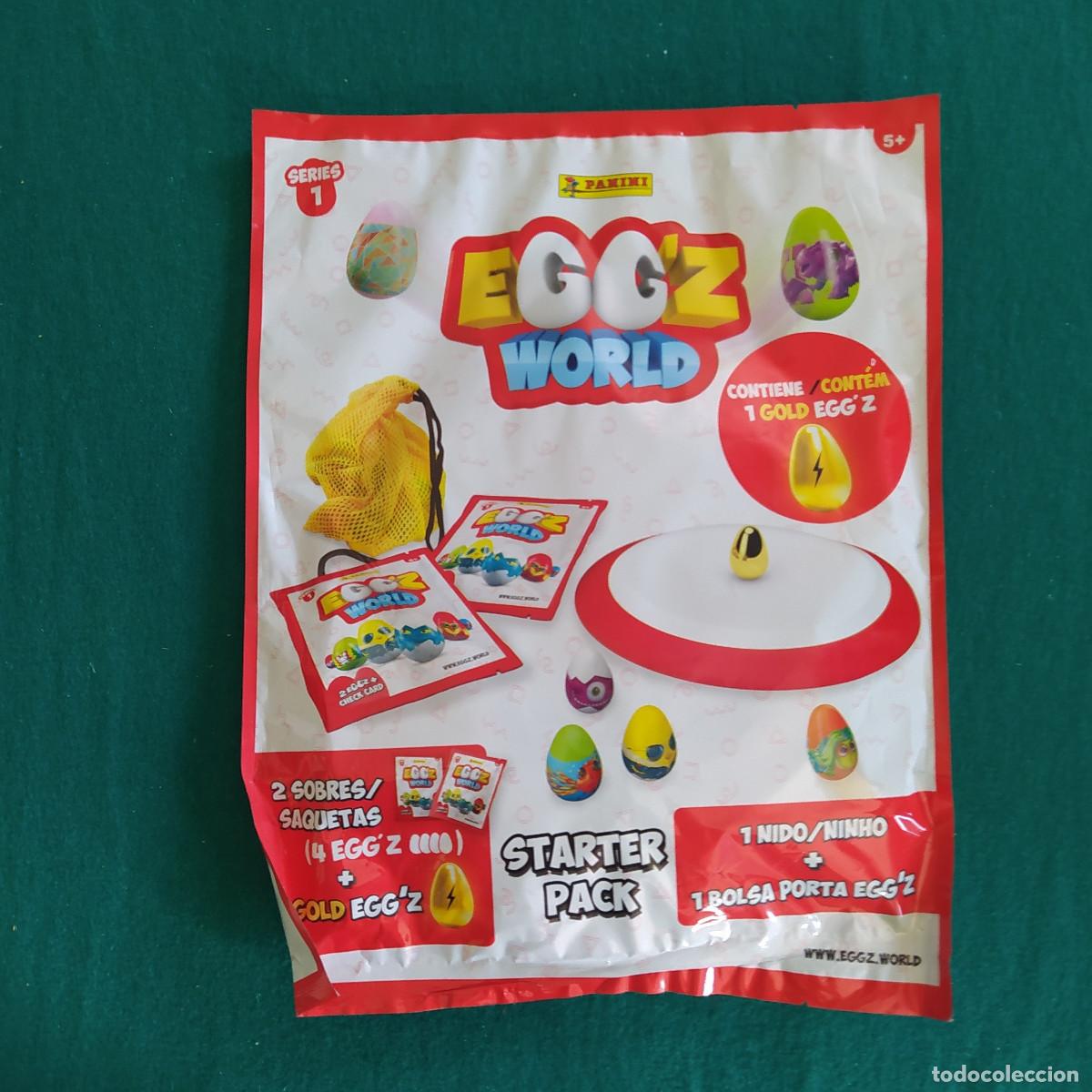 Coleccionismo &aacute;lbumes: EGGZ WORD PANINI STARTER PACK - Foto 1