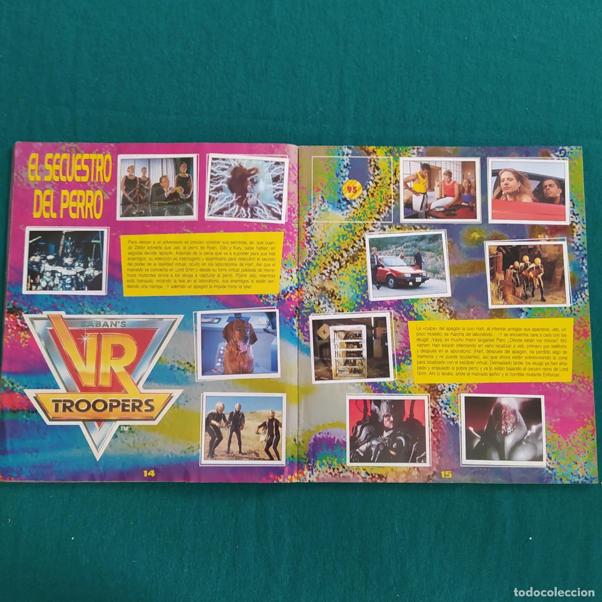 Coleccionismo &aacute;lbumes: VR TROOPERS PANINI 1995 - Foto 9