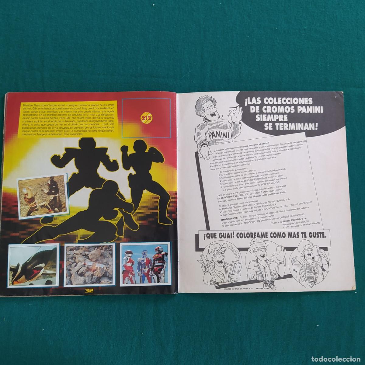 Coleccionismo &aacute;lbumes: VR TROOPERS PANINI 1995 - Foto 18