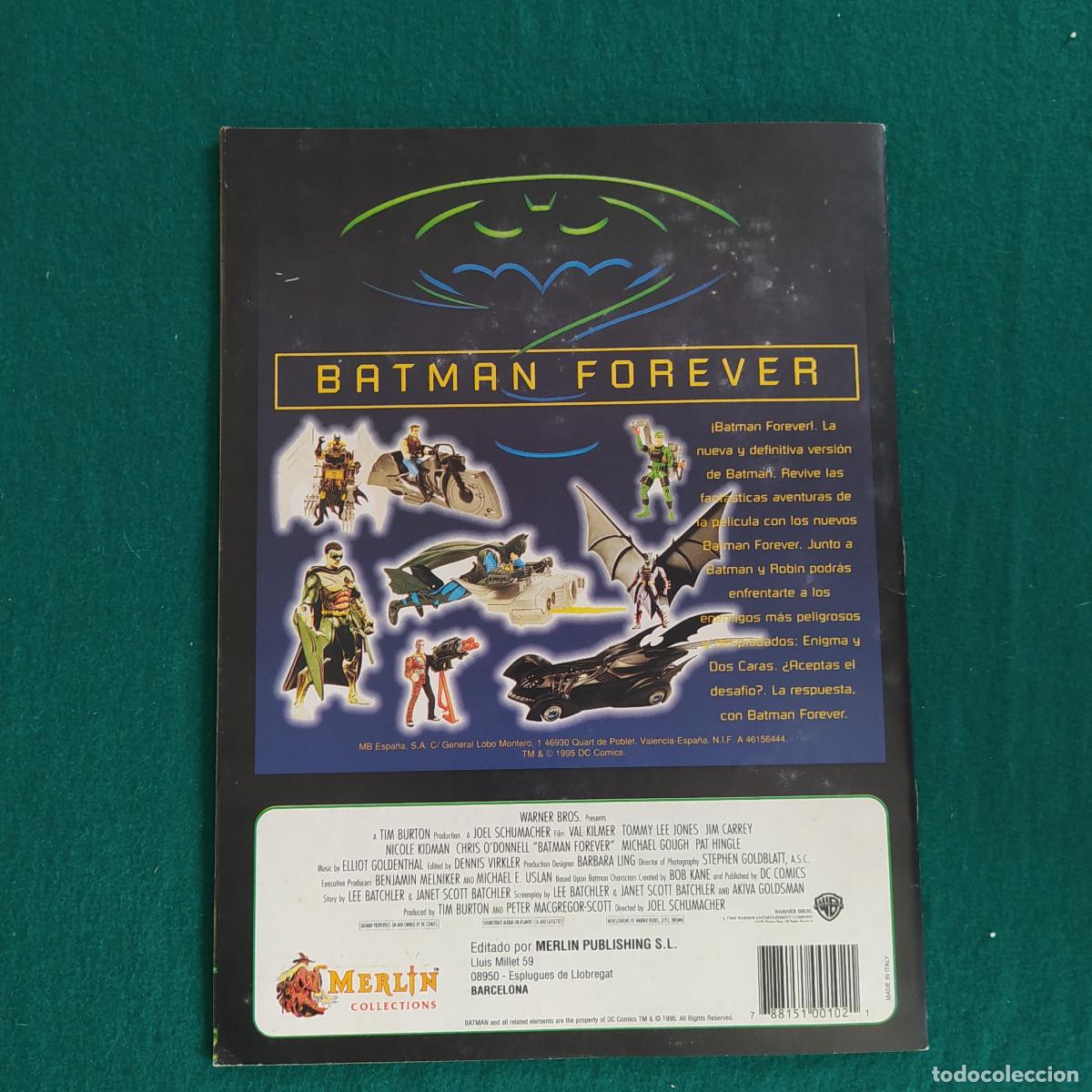Coleccionismo &aacute;lbumes: BATMAN FOREVER MERLIN VACIO - Foto 3