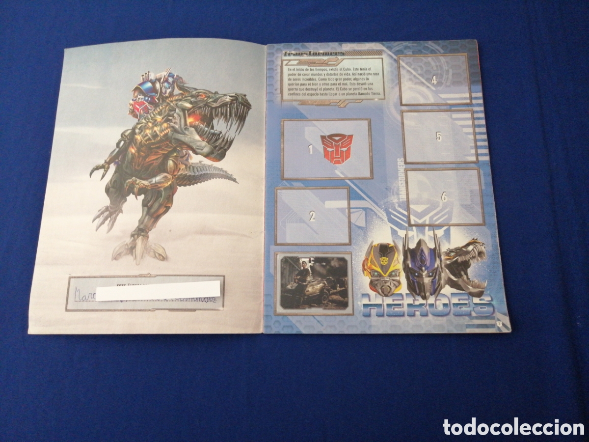 Coleccionismo &aacute;lbumes: TRANSFORMERS STICKER ALBUM - Foto 2