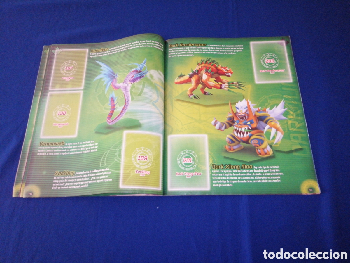 Coleccionismo &aacute;lbumes: INVIZIMALS EVOLUTION STICKER ALBUM PANINI - Foto 24