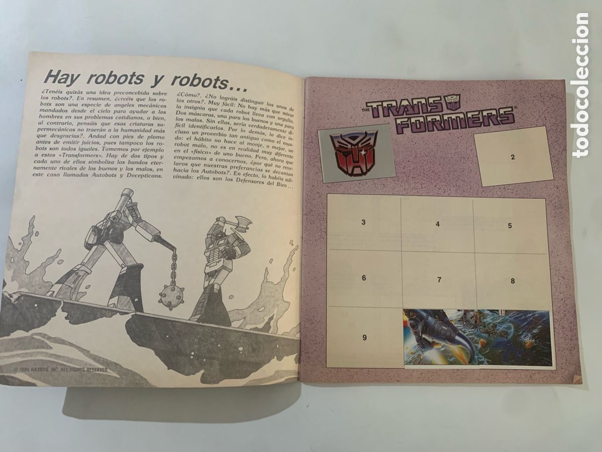 Coleccionismo &aacute;lbumes: ALBUM DE CROMOS TRANSFORMERS DE PANINI - Foto 2
