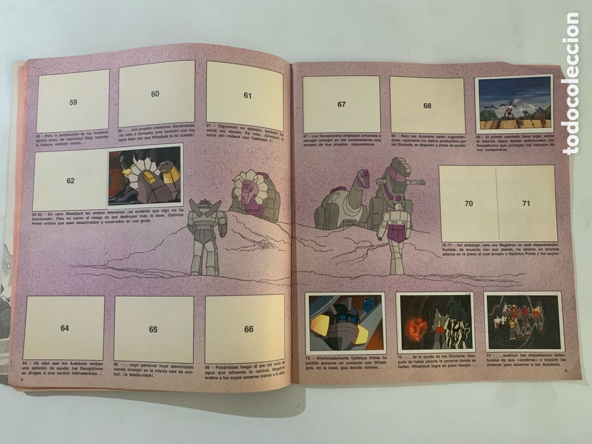 Coleccionismo &aacute;lbumes: ALBUM DE CROMOS TRANSFORMERS DE PANINI - Foto 6
