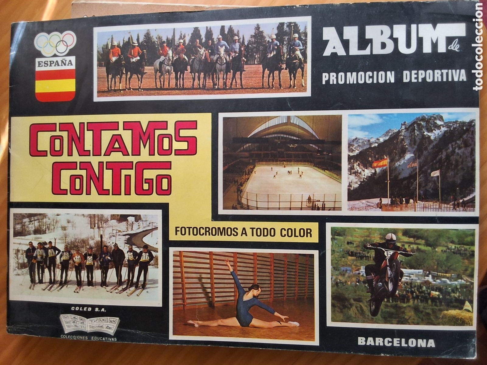 Collezionismo Album: Contamos contigo album cromos vac&iacute;o edita coled a&ntilde;o 1968