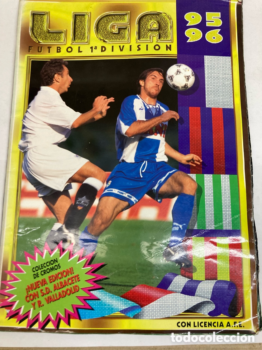 Collezionismo Album: Album cromos de F&uacute;tbol 95/96 Colecciones Este/LIBRO3