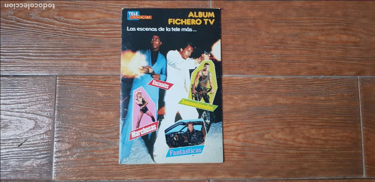 Coleccionismo &Aacute;lbumes: ALBUM CROMOS TELE INDISCRETA ALBUM FICHERO TV PLANCHA VACIO